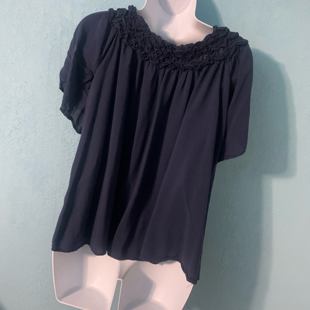 She & Sky Blue Blouse - Picture 8 of 9